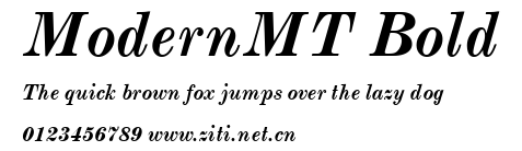 ModernMT Bold.ttf字體轉換器圖片
