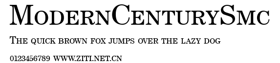ModernCenturySmc.ttf字體轉換器圖片