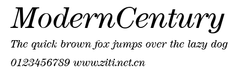 ModernCentury.ttf字體轉換器圖片