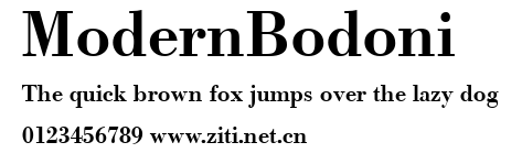 ModernBodoni.ttf字體轉換器圖片
