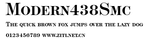 Modern438Smc.ttf字體轉換器圖片