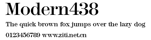 Modern438.ttf字體轉換器圖片