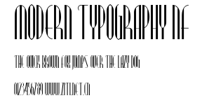 Modern Typography NF.ttf字體轉換器圖片