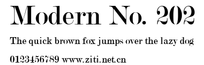 Modern No. 202.ttf