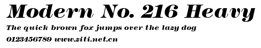 Modern No. 216 Heavy.ttf