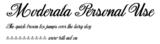 Moderata Personal Use.ttf字體轉換器圖片