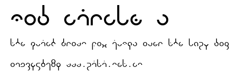 Mod Circle S.ttf字體轉換器圖片