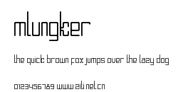 Mlungker.ttf字體轉換器圖片