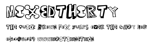 MixedThirty.ttf字體轉換器圖片