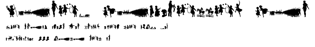 Mixed Silhouettes Six.ttf字體轉換器圖片