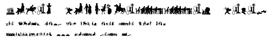 Mixed Silhouettes Seven.ttf字體轉換器圖片