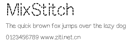 MixStitch.ttf字體轉換器圖片