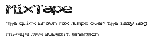 MixTape.ttf字體轉換器圖片
