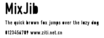 MixJib.ttf字體轉換器圖片