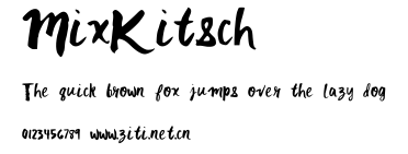 MixKitsch.ttf字體轉換器圖片