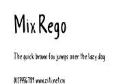 Mix Rego.otf字體轉換器圖片