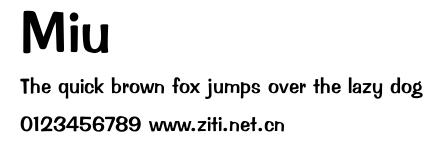Miu.ttf字體轉換器圖片
