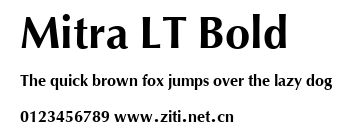 Mitra LT Bold.ttf字體轉換器圖片