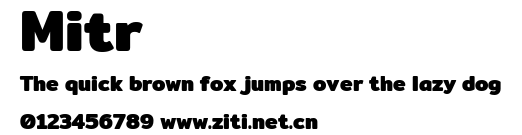 Mitr.ttf字體轉換器圖片