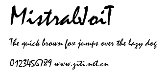 MistralJoiT.ttf字體轉換器圖片