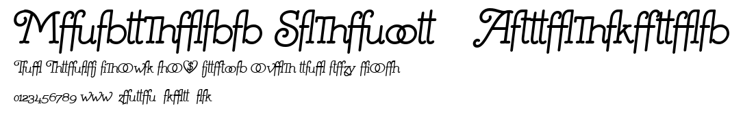 Mistress Script - Alternates.ttf字體轉換器圖片