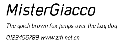 MisterGiacco.ttf字體轉換器圖片