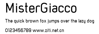 MisterGiacco.ttf字體轉換器圖片