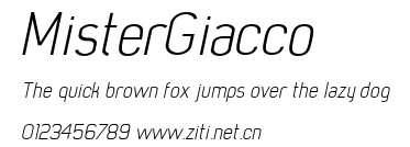MisterGiacco.ttf字體轉換器圖片