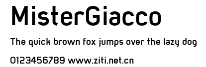 MisterGiacco.ttf字體轉換器圖片