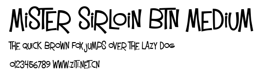 Mister Sirloin BTN Medium.ttf字體轉換器圖片