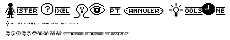 Mister Pixel 16 pt - ToolsOne.ttf字體轉換器圖片