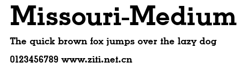 Missouri-Medium.ttf字體轉換器圖片