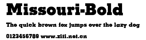 Missouri-Bold.ttf字體轉換器圖片