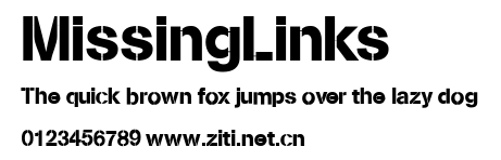 MissingLinks.ttf字體轉換器圖片