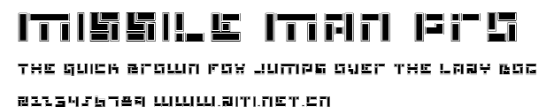Missile Man Pro.ttf字體轉換器圖片