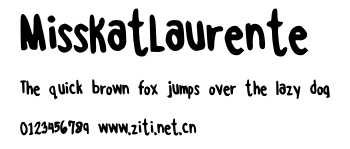 MissKatLaurente.ttf字體轉換器圖片