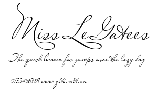Miss Le Gatees.ttf