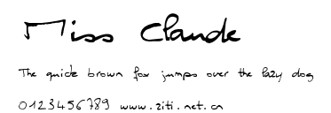 Miss Claude.ttf