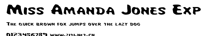 Miss Amanda Jones Exp.ttf
