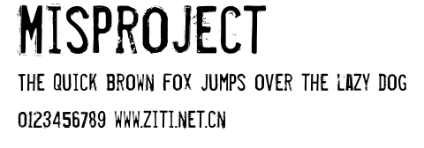 Misproject.ttf字體轉換器圖片