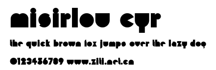 Misirlou Cyr.ttf字體轉換器圖片