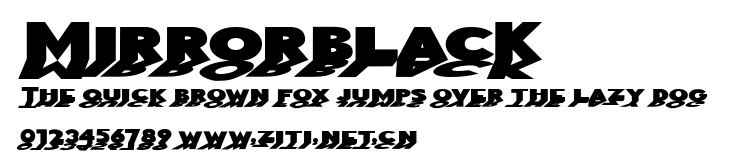 MirrorblacK.ttf字體轉換器圖片