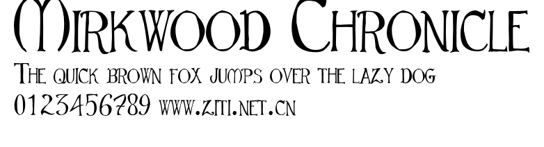 Mirkwood Chronicle.otf