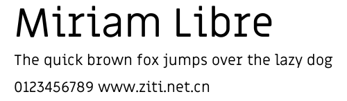 Miriam Libre.ttf