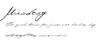 Miodrag.ttf字體轉換器圖片