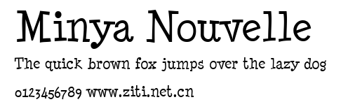 Minya Nouvelle.ttf字體轉換器圖片