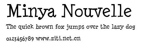 Minya Nouvelle.ttf字體轉換器圖片