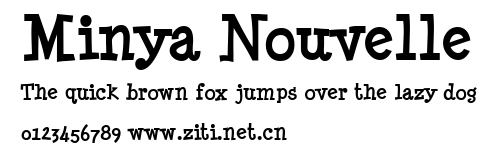 Minya Nouvelle.ttf字體轉換器圖片