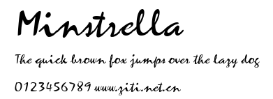 Minstrella.ttf字體轉換器圖片
