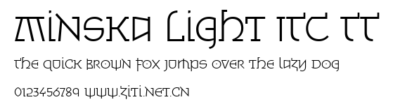 Minska Light ITC TT.ttf